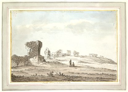 Hastings Castle by Samuel Hieronymus Grimm 1784