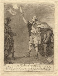 The impeachment' (Warren Hastings; Edmund Burke) by Thomas Cornell