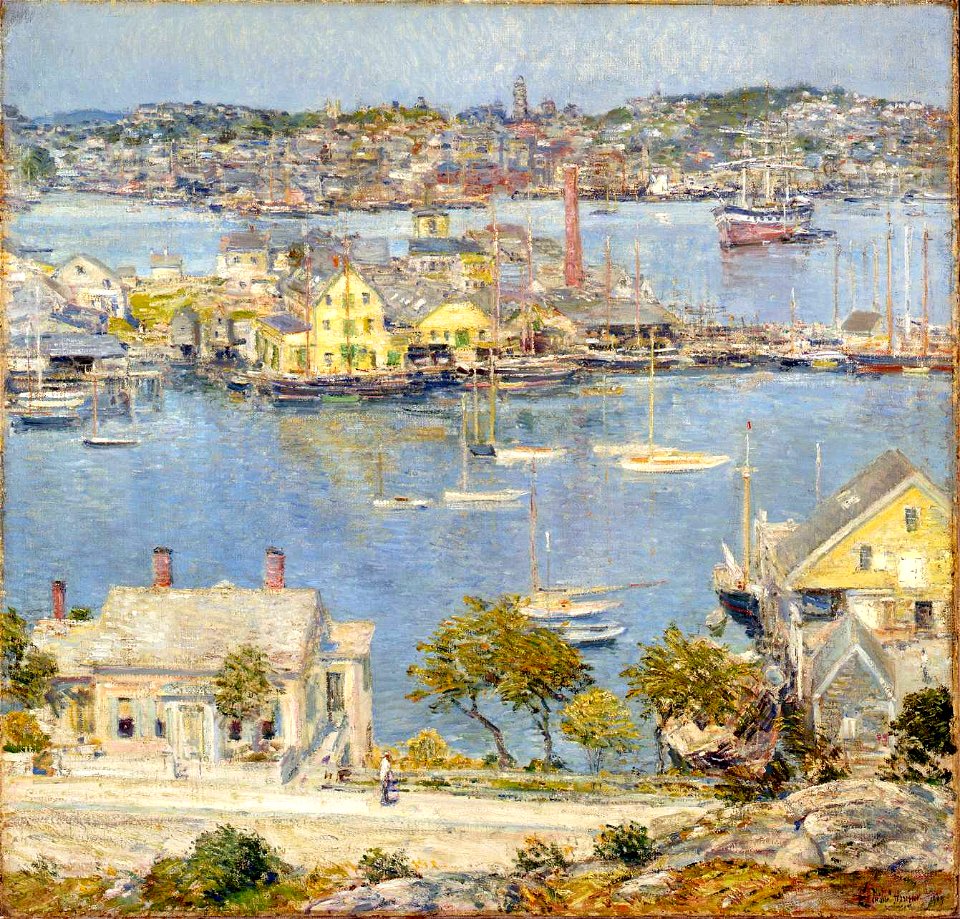 Childe Hassam - Gloucester Harbour (c. 1899)