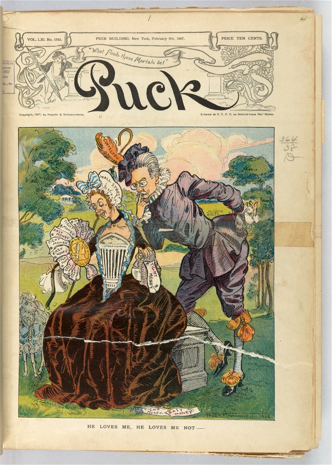He loves me, he loves me not - Frank A. Nankivell 1906. LCCN2011645981