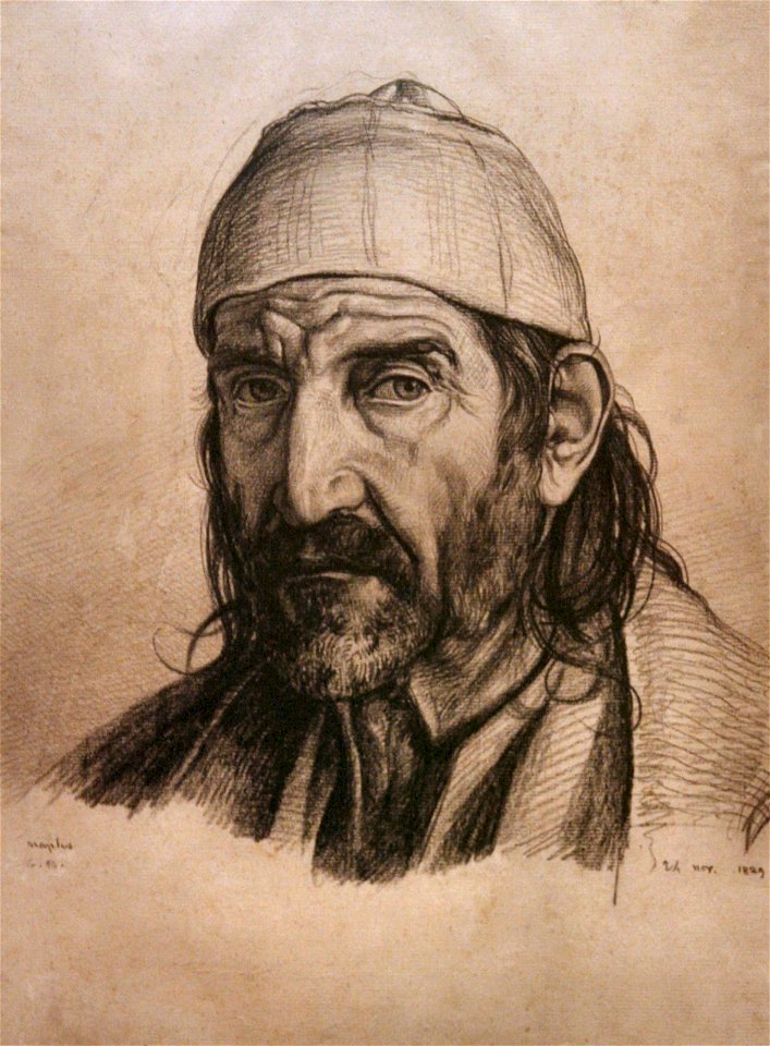 Head of a Neapolitan man (1829) - Guillaume Bodinier