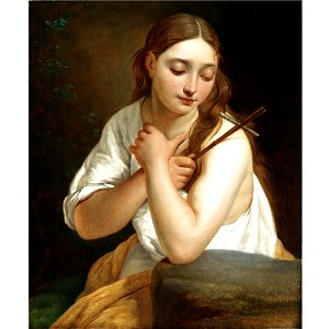 Hayez - Circle of - THE PENITENT MAGDALENE, lot.490