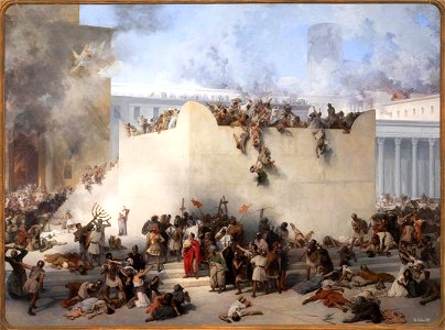 Hayez - The Destruction of the Temple of Jerusalem, 1867, 756