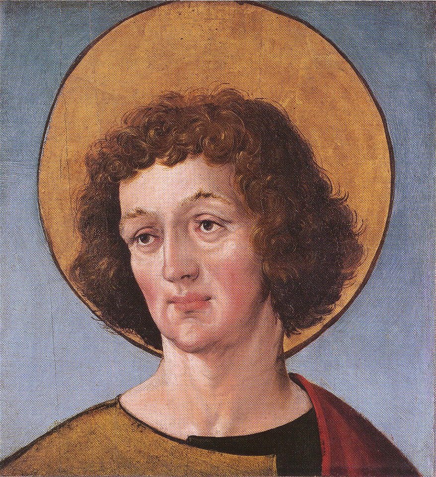 Head of a Male Saint, by Hans Holbein the Younger