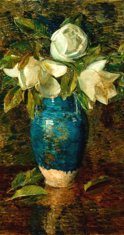 Giant Magnolias by Childe Hassam, 1904