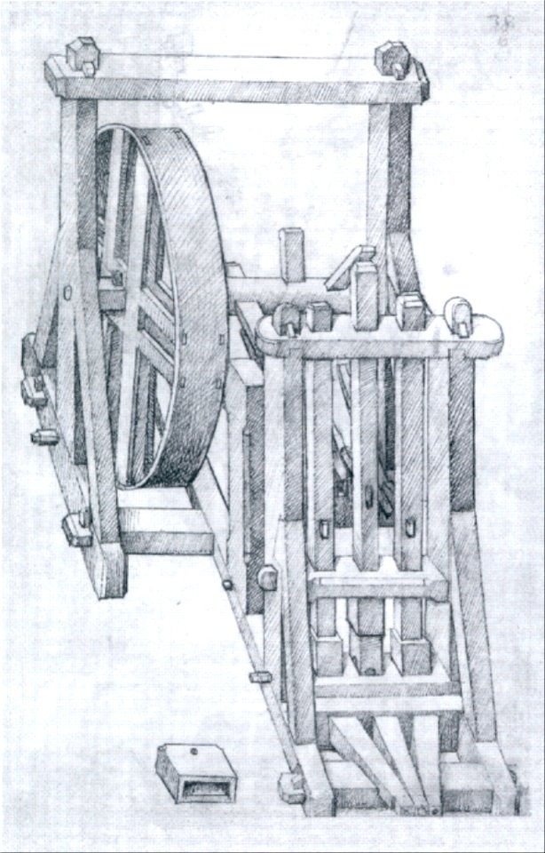 Hausbuch Wolfegg 38r Pochwerk