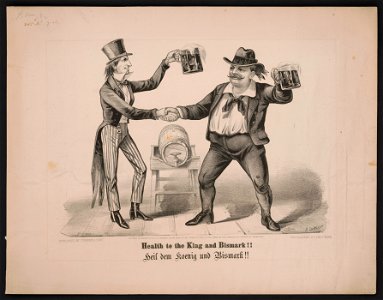 Health to the King and Bismark!! Heil dem Koenig und Bismark!! LCCN2002695848