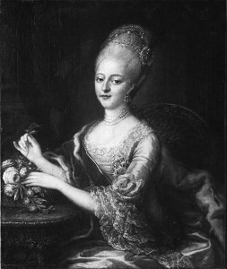 Hedvig Elisabet Charlotta, 1759-1818, prinsessa av Holstein-Gottorp - Nationalmuseum - 15099. Free illustration for personal and commercial use.