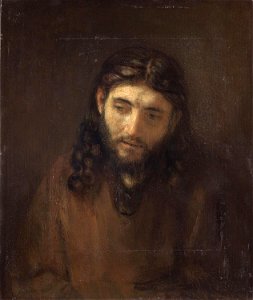 Head of Christ by Rembrandt (Philadelphia panel)
