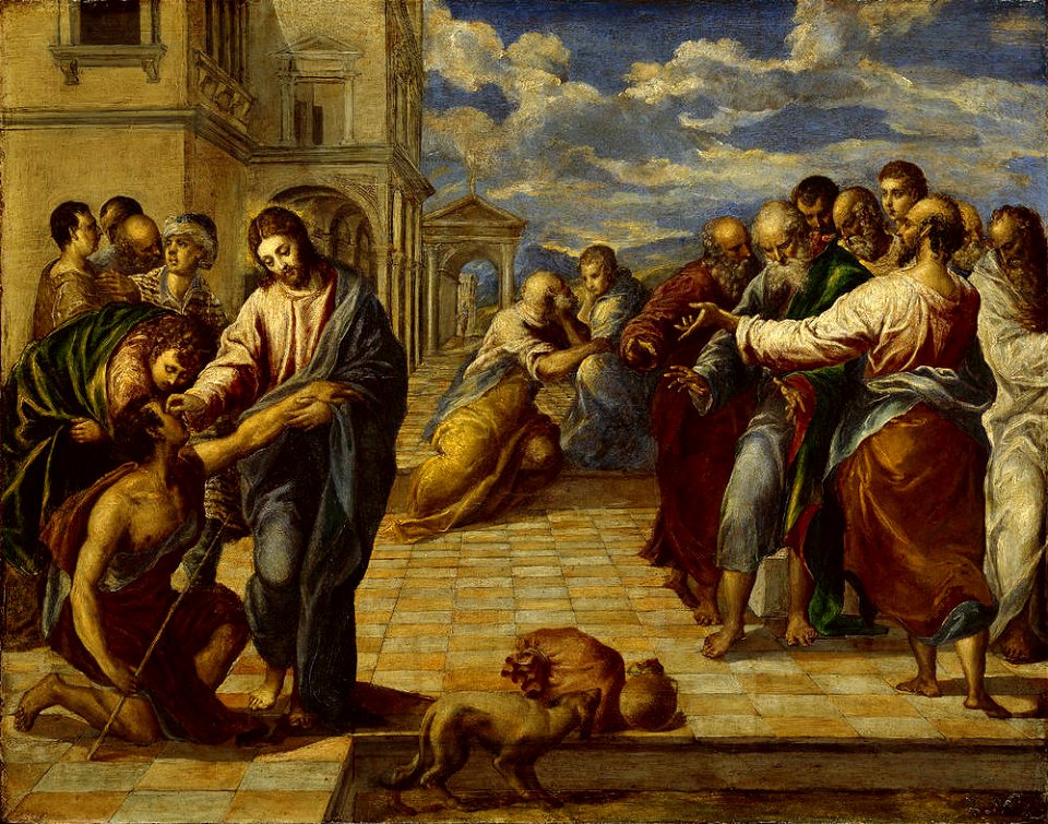 Healing the blind by El Greco - Q50323379