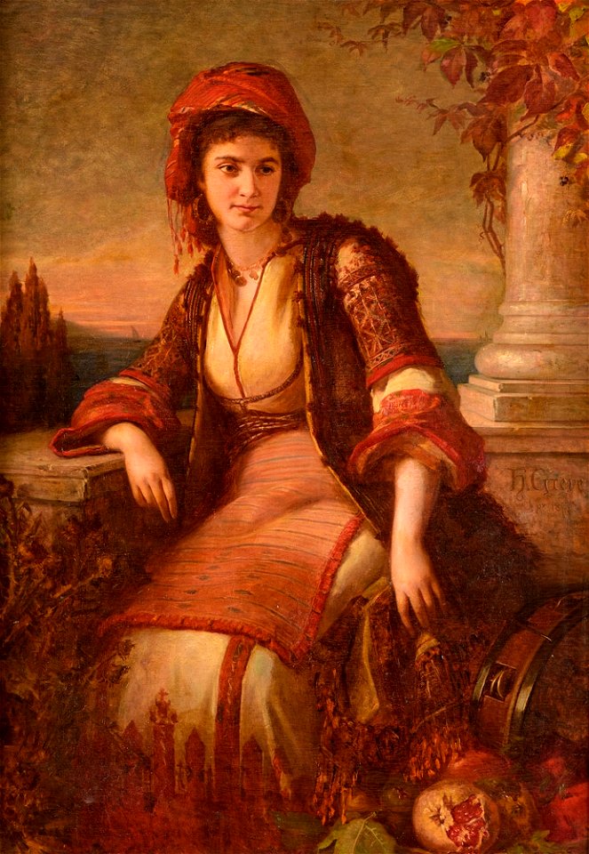 Hedwig Greve Junge Griechin 1875