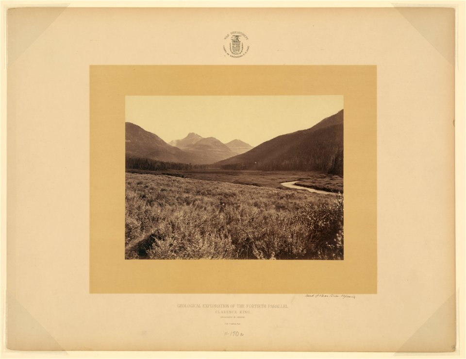 Head of Bear River, Wyoming - T. H. O'Sullivan, phot. LCCN2006685003