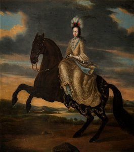 Hedvig Sofia, 1681-1708, prinsessa av Sverige hertiginna av Holstein-Gottorp - Nationalmuseum - 15179. Free illustration for personal and commercial use.