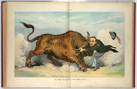 He took the bull by the horns; but- - Keppler. LCCN2010652173
