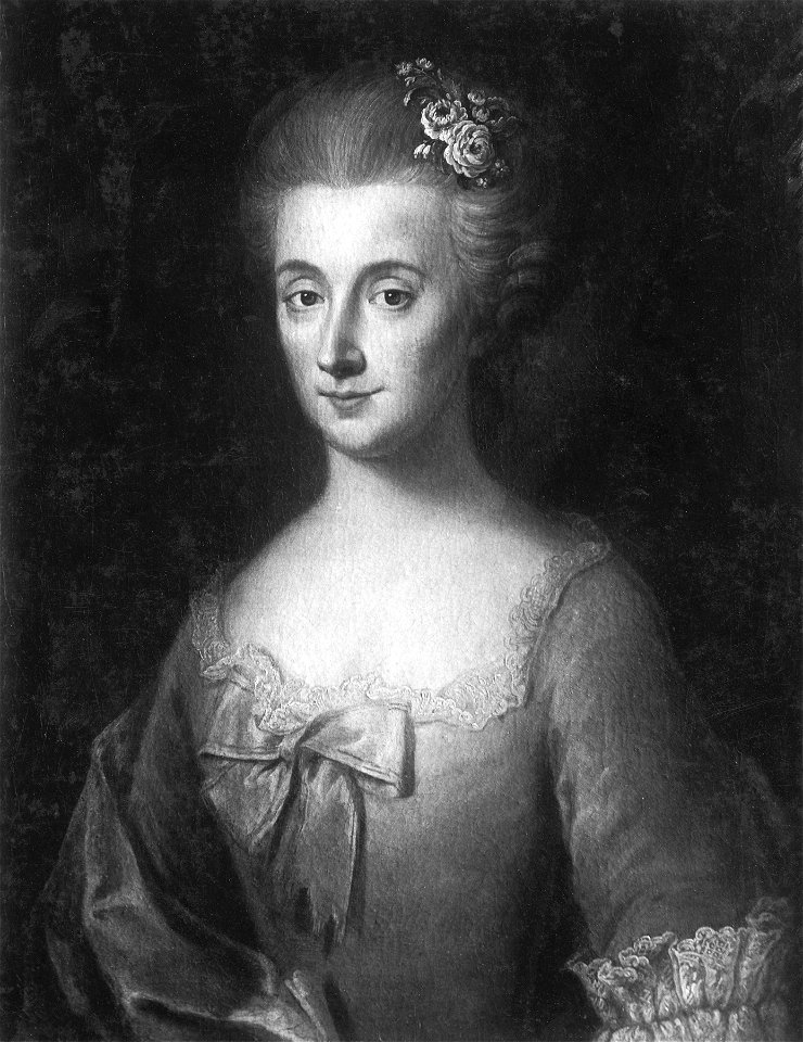 Hedvig Kristina Lundén, 1734-1787 (Erik Hallblad) - Nationalmuseum - 40097