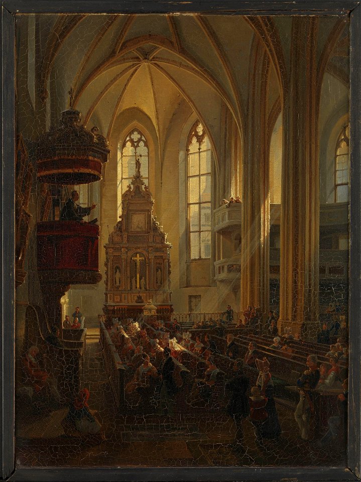 Max Hauschild - Church Interior - NG.M.01639 - National Museum of Art, Architecture and Design