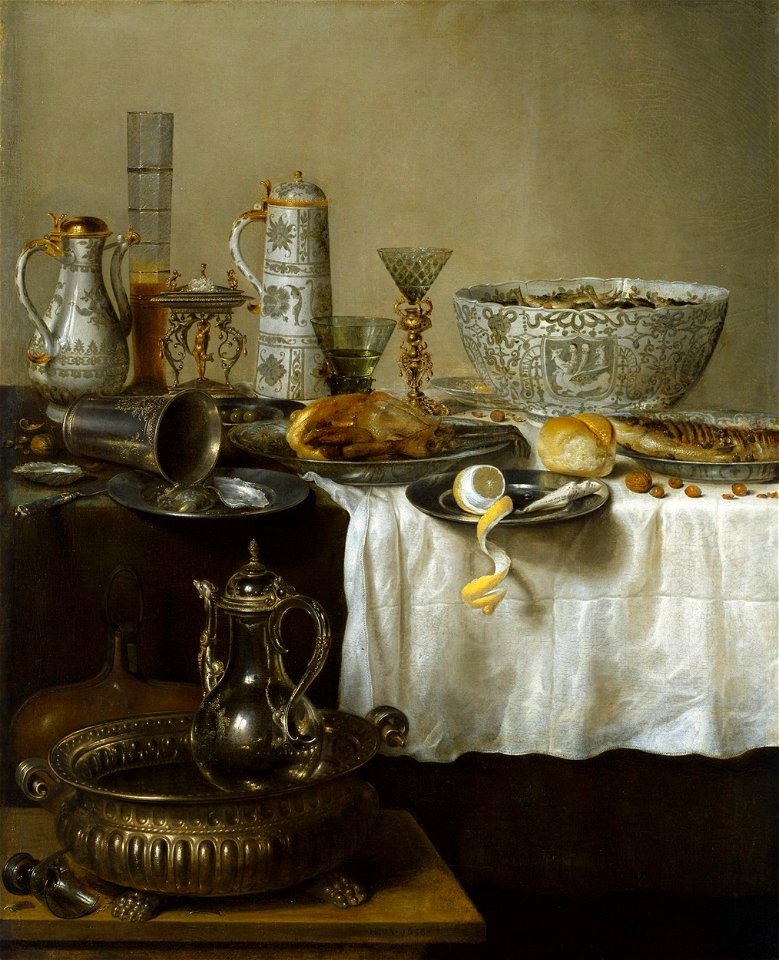 Heda, Willem Claesz. - Prunkstilleben - Hamburger Kunsthalle