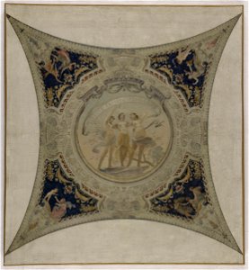 Hector d' Espouy - Esquisse pour la galerie Lobau de l'Hôtel de Ville de Paris , Liberté, Egalité, Fraternité - PPP3997 - Musée des Beaux-Arts de la ville de Paris