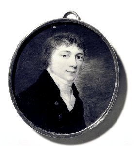 Hedbom, italiensk generalkonsul i Stockholm omkr. 1810 (Johan Erik Bolinder) - Nationalmuseum - 24487