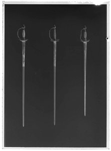Hedersvärja av infanteriofficersmodell, Sverige ca 1790 - Livrustkammaren - 17946-negative