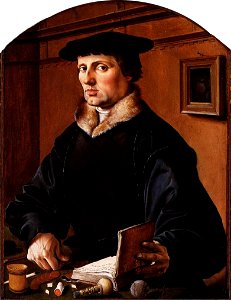 Maarten van Heemskerck - Portrait of Pieter Bicker Gerritsz. - WGA11296. Free illustration for personal and commercial use.