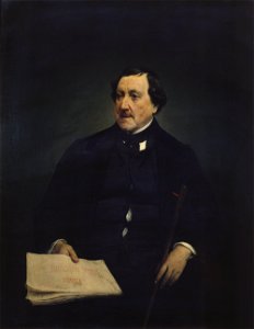 Hayez - Portrait of Gioacchino Rossini, 1870, 812