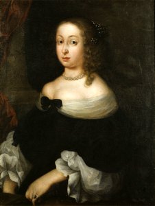 Hedvig Eleonora, 1636-1715, drottning av Sverige, prinsessa av Holstein-Gottorp (Nicolas Vallari) - Nationalmuseum - 40112. Free illustration for personal and commercial use.