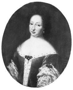 Hedvig Eleonora, 1636-1715, drottning av Sverige prinsessa av Holstein-Gottorp - Nationalmuseum - 14986