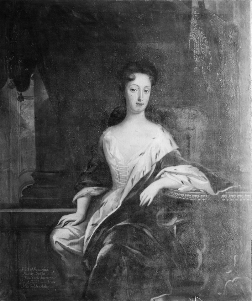 Hedvig Sofia, 1681-1708, prinsessa av Sverige, hertiginna av Holstein-Gottorp (David von Krafft) - Nationalmuseum - 16031
