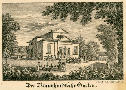 Heilbronn Der Braunhardt'sche Garten Gebrueder Wolff 1823