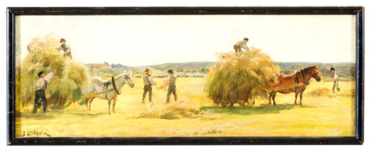 Haymaking (Berndt Lindholm) - Nationalmuseum - 18824