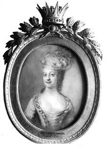 Hedvig Elisabet Charlotta, 1759-1818, prinsessa av Holstein-Gottorp - Nationalmuseum - 16042. Free illustration for personal and commercial use.