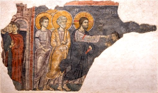 Healing of the Blind Man (copy, National Museum of Serbia, 14th Century)
