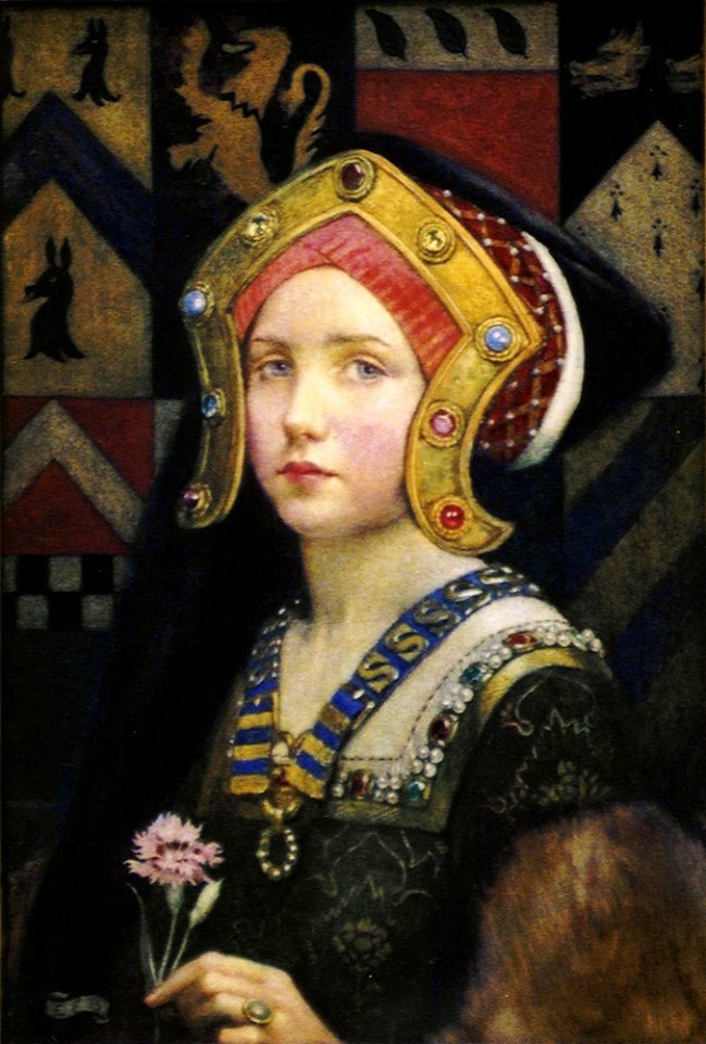Head of a tudor girl