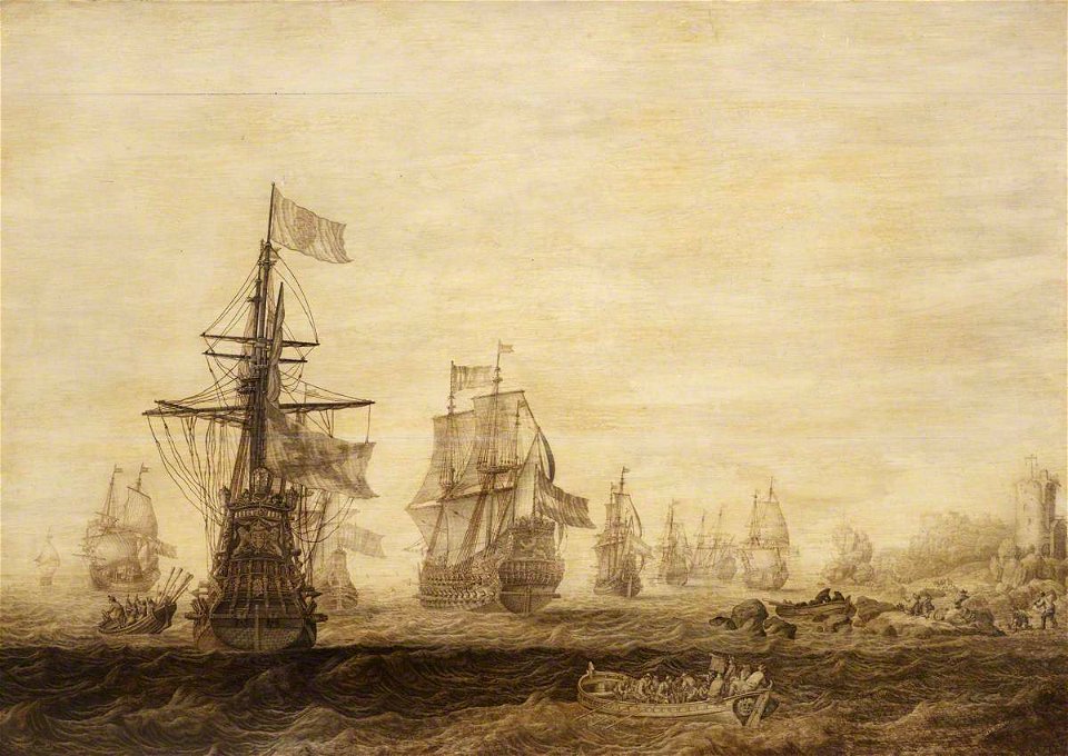 Heerman Witmont (1605-c.1683) - The Dutch Fleet - 515841 - National Trust