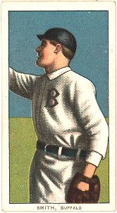 Heinie Smith, Buffalo Team, baseball card portrait LCCN2008676927