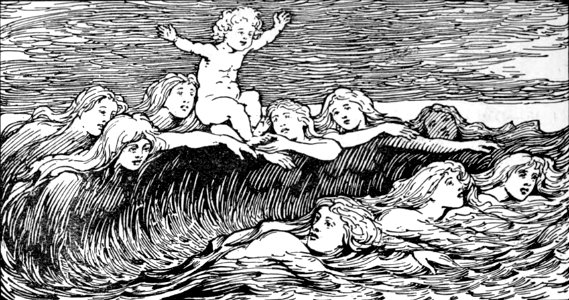 Heimdal and his Nine Mothers
