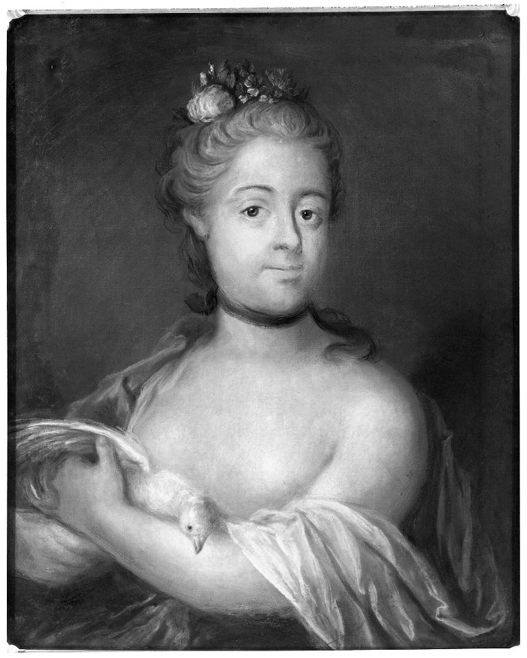 Hedvig Ulrika Taube, Countess von Hessenstein (Gustaf Lundberg) - Nationalmuseum - 25346