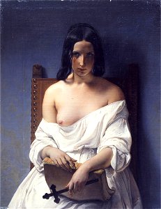 Hayez Meditazione Italia 1848