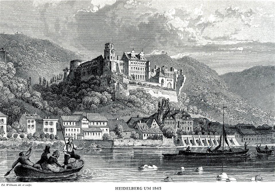 Heidelberg Stich Ed. Willmann 1845