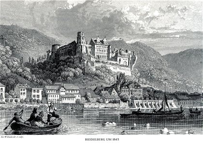 Heidelberg Stich Ed. Willmann 1845