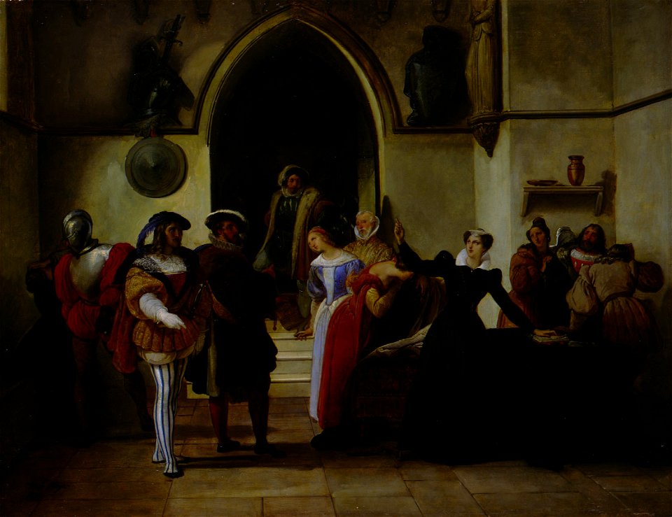 Hayez, Maria Stuarda nell'atto che gli viene annunziata la sentenza di morte