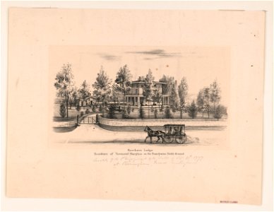 Hawthorne Lodge. Residence of Townsend Sharpless on the Brandywine battle ground LCCN2004665428
