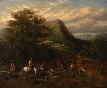 Haymaking near Abergavenny