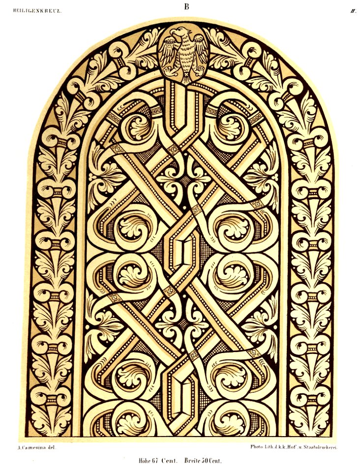 Heiligenkreuz Kreuzgang Glasfenster B