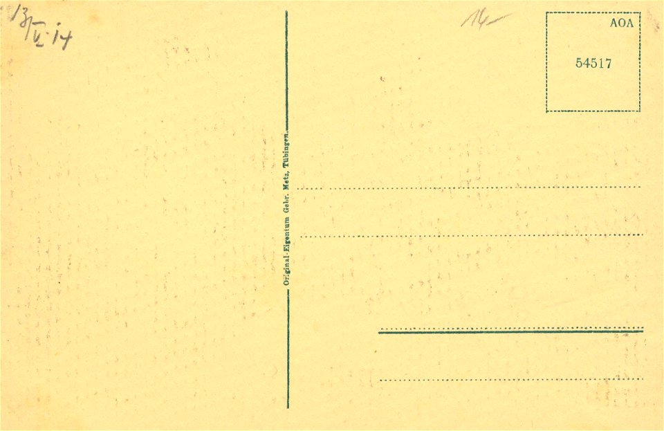 Heilbronn, Baden-Württemberg - Käthchenhaus (back) (Zeno Ansichtskarten)