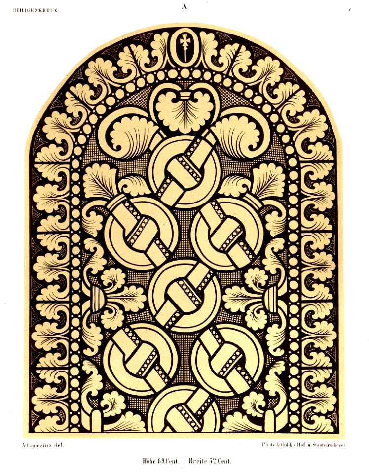 Heiligenkreuz Kreuzgang Glasfenster A