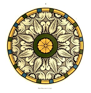 Heiligenkreuz Kreuzgang Glasfenster Rund II