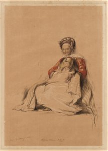 Hebreeuwse vrouw met kind, objectnr A 16071
