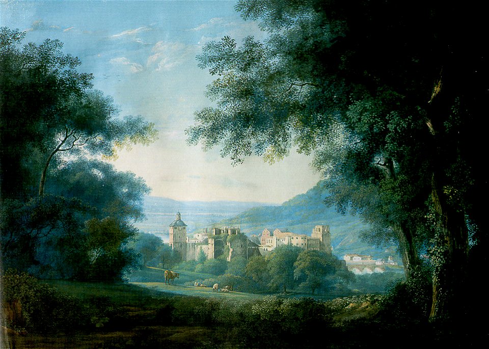 Heidelberger Schloss von Johann Jakob Struedt 1801